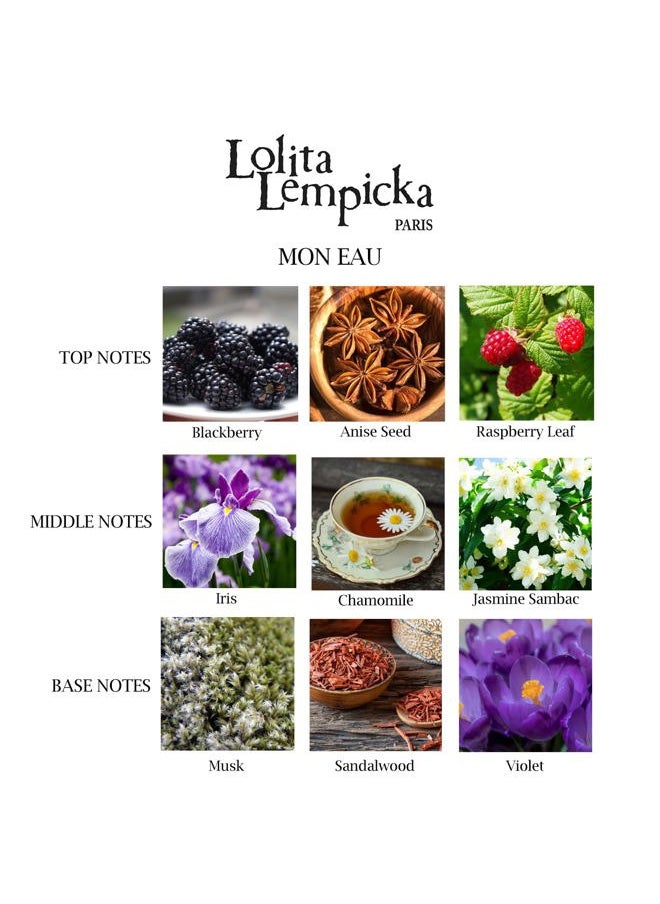 Lolita Lempicka - Mon Eau Eau De Parfum Spray - Fruity, Floral Fragrance - Ideal for Daily Wear and Special Events - 1.7 Oz - Image 1
