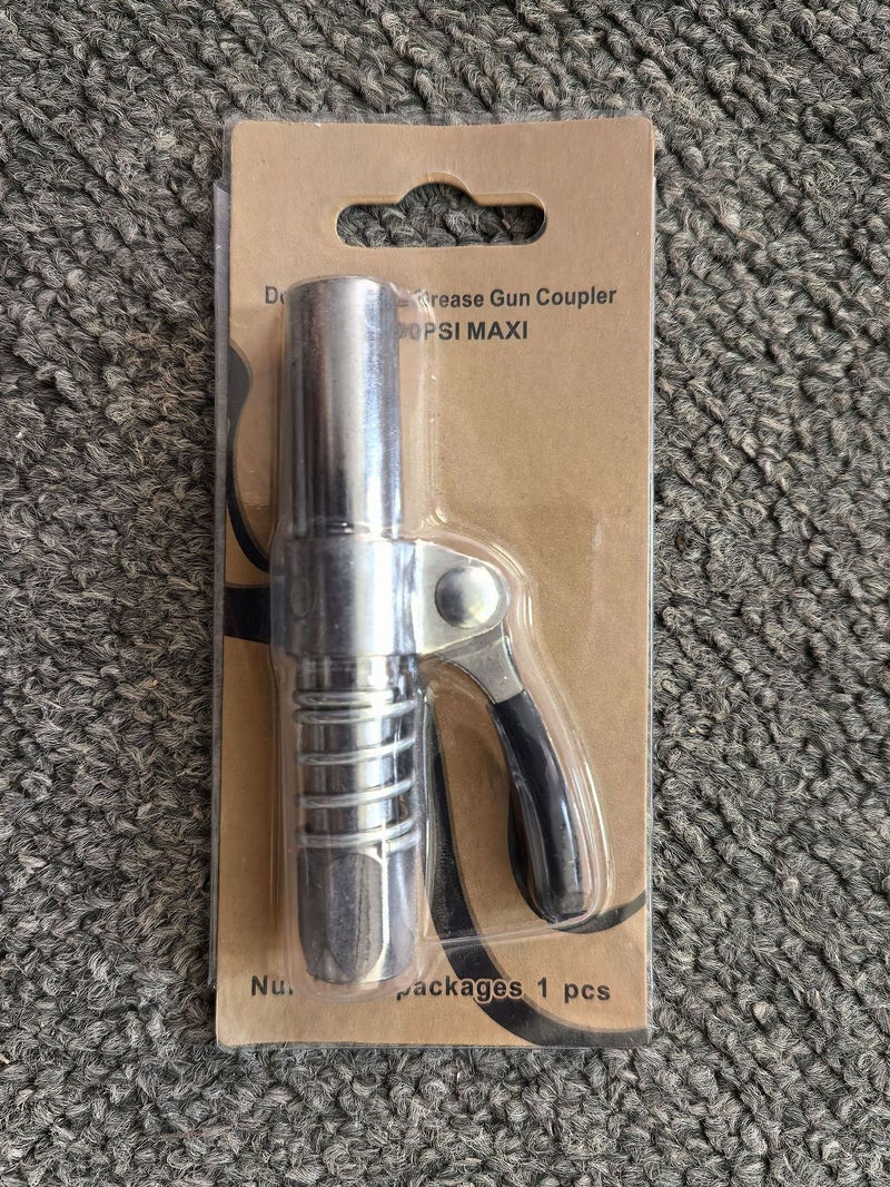 Lock Clamp Type Grease Nozzle Grease Gun Nozzle Head Manual Electric Pneumatic Grease Nozzle Coupler Flat Head Nozzle Accessories - Image 1