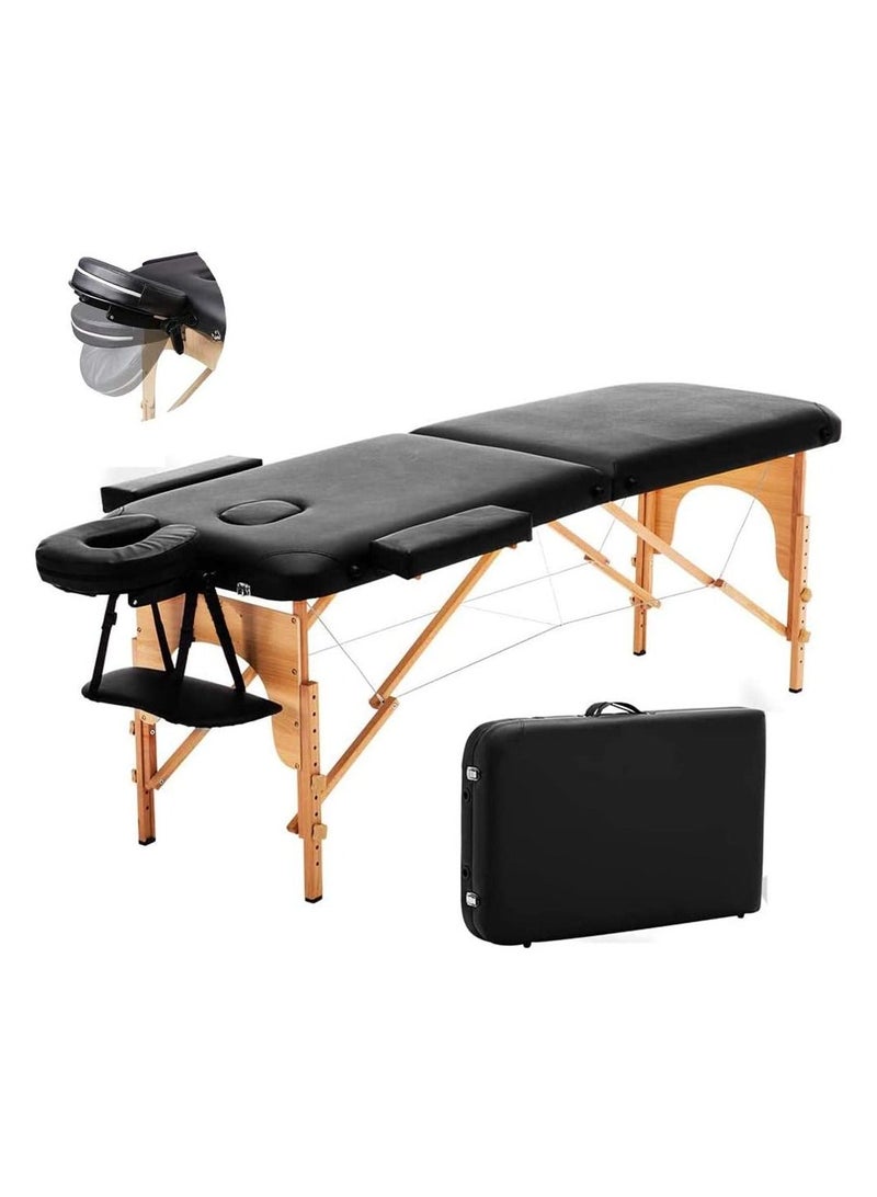 Salon System Folding Wooden Massage Bed - Image 1