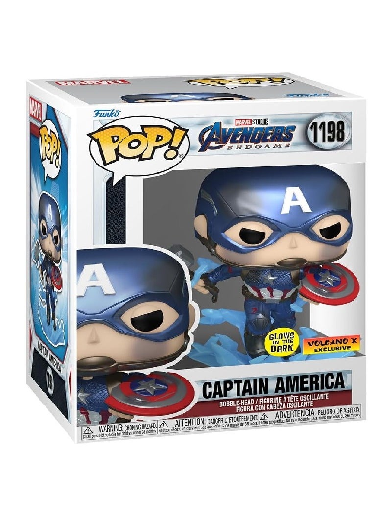 FUNKO POP Funko Pop! Capt America w/ Broken Shield  - Image 2