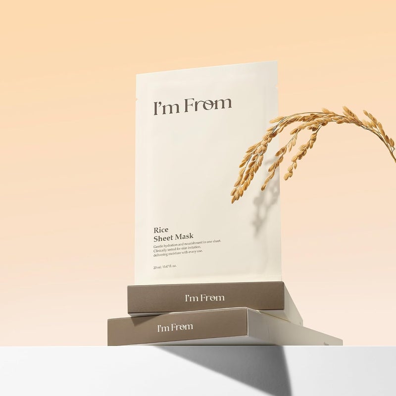 I'M FROM Rice Sheet Mask 20Ml (5Ea) - Image 3