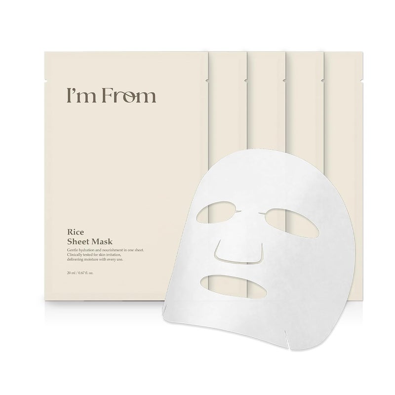 I'M FROM Rice Sheet Mask 20Ml (5Ea) - Image 1