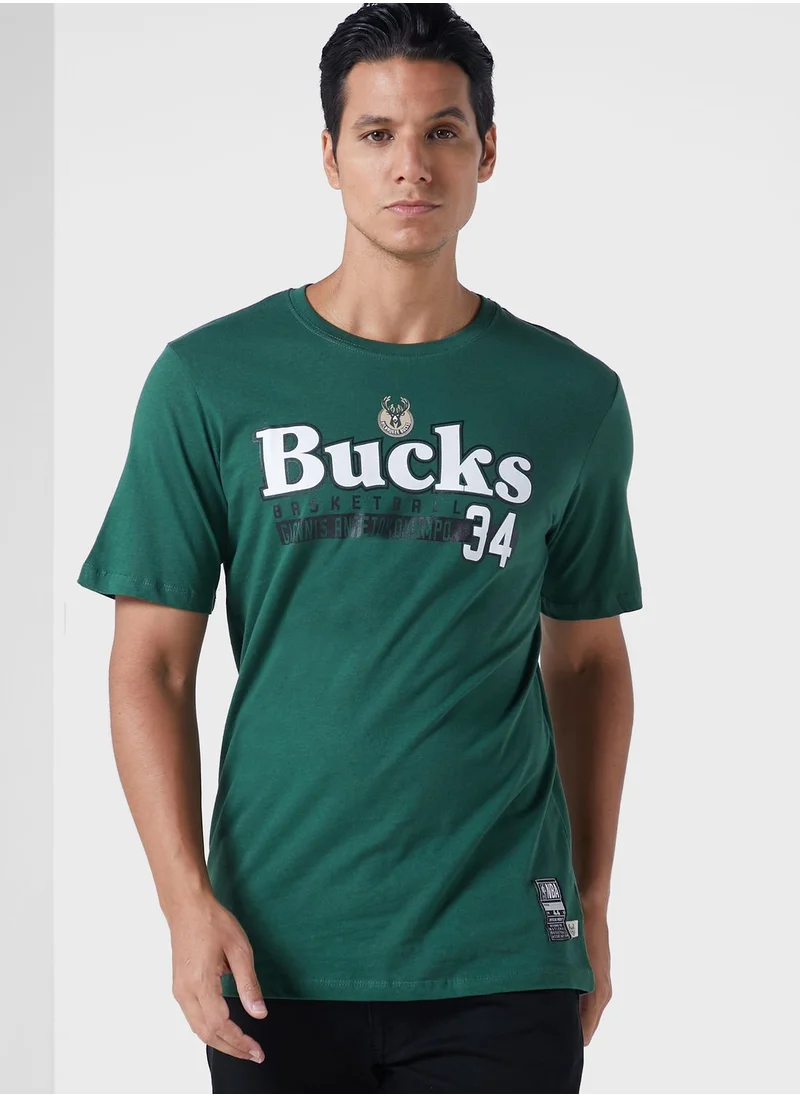 NBA NBA Antetokounmpo Giannis Milwaukee Bucks T-Shirt