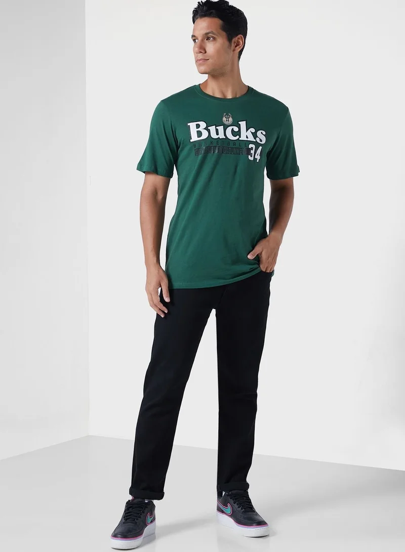 NBA NBA Antetokounmpo Giannis Milwaukee Bucks T-Shirt