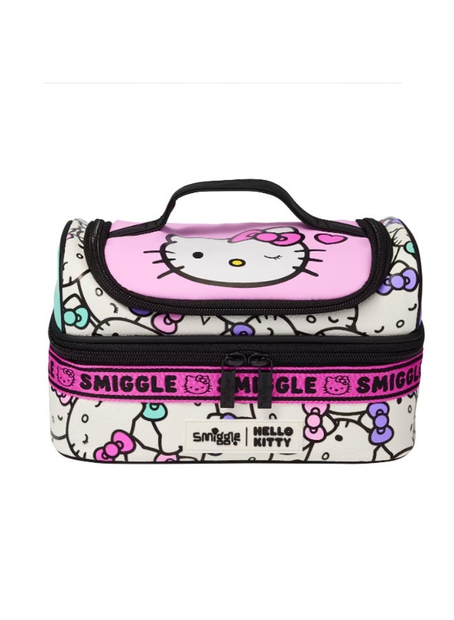 Smiggle x Hello Kitty Double-Layer Insulated Bento Bag - Cute Cartoon Lunch Bag - Image 1
