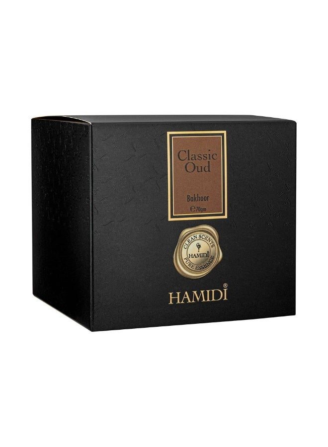 DANUBE HOME Hamidi Classic Oud Bakhoor 70g Premium Incense Traditional Aroma - Image 1