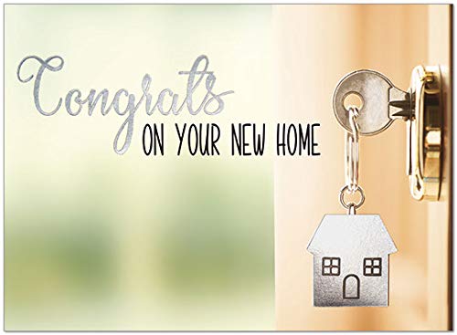 25 Congrats on Your New Home Cards New House Key 26 White Envelopes FSC Mix