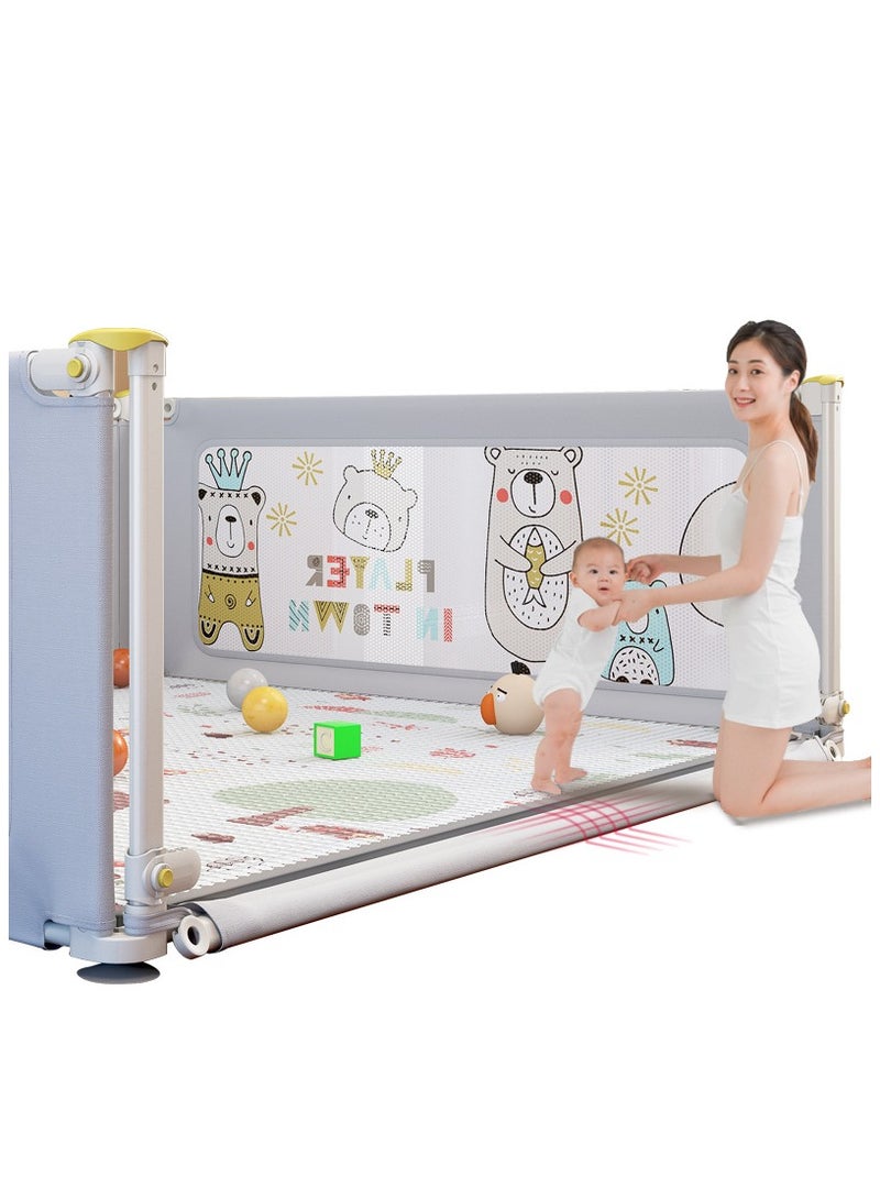 Baby Playpen Fence, Sturdy Playard for Toddler, Infant Indoor & Outdoor Kids Activity Center, 180*200CM (without Playmat)  - Image 5