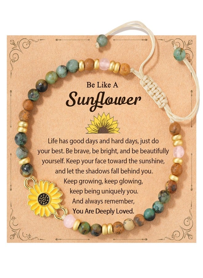 Tarsus Sunflower Gifts for Women - Symbol of Positivity, Strength & Love, Gift for Birthday, Christmas, or Thank You Occasion, Sunshine Sunflower Bracelet for Friends Coworkers Daughter..., average - Image 1