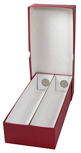 Guardhouse 10" Double Row Storage Box for 2" Paper and Plastic Coin Holders Red - Image 2