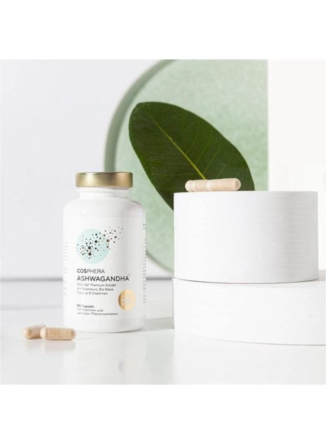 كوسفيرا أشواغاندا – 500 مجم – يدعم تخفيف التوتر، الاسترخاء والطاقة – 90 كبسولة – صنع في ألمانيا - Image 4