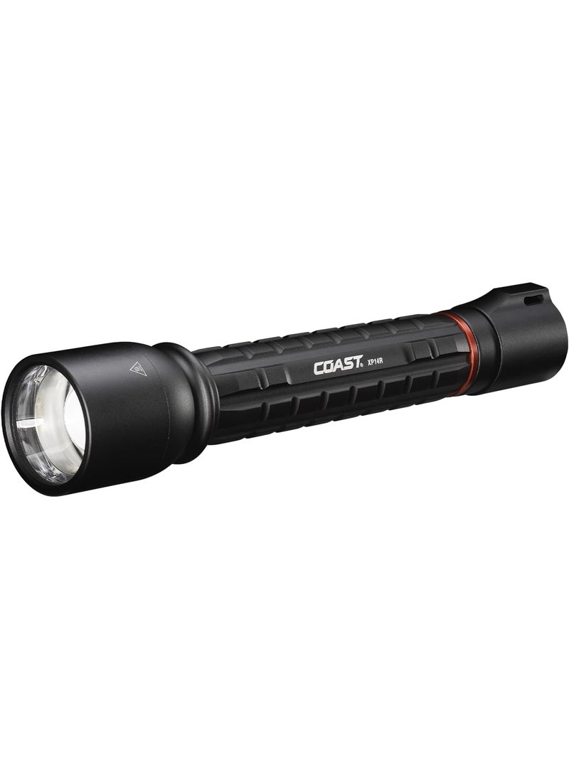 Coast Coast XP14R 4500 Lumen USBC Rechargeable LED Flashlight with Slide Focus and Pure Beam Focusing Optic 5 Light Modes  - Image 1