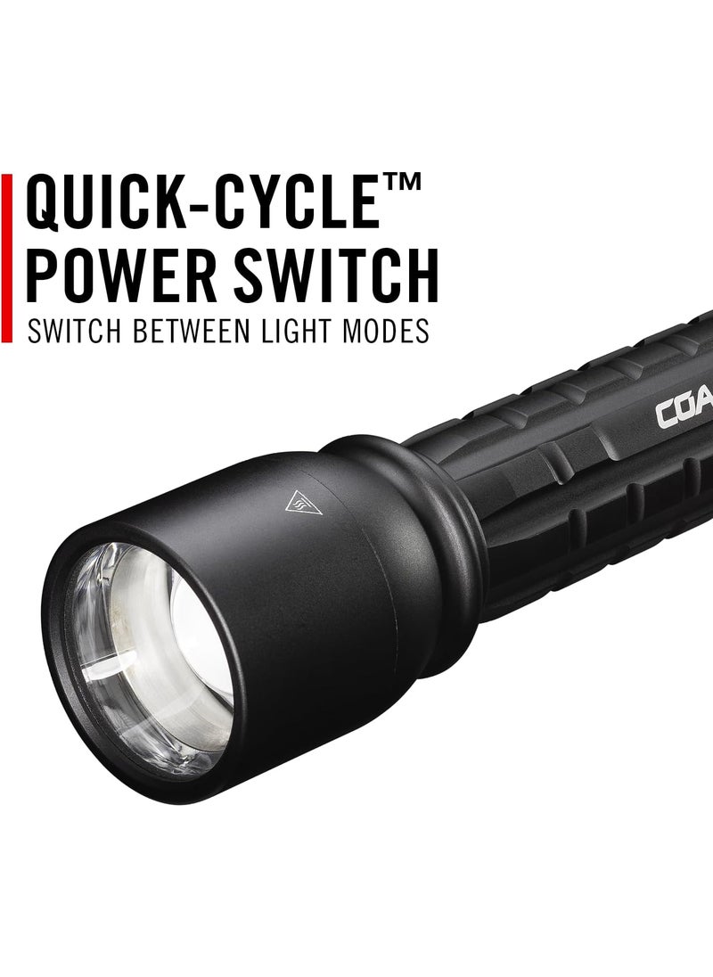 Coast Coast XP14R 4500 Lumen USBC Rechargeable LED Flashlight with Slide Focus and Pure Beam Focusing Optic 5 Light Modes  - Image 5