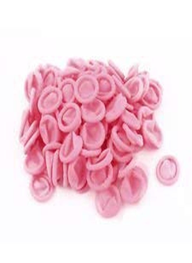 Aadvay Enterprises Pack of 20 Pcs Anti-Static ESD Safe Rubber Gloves Latex Fingertip Protective Disposable Finger Cots 4 Mil Thick - Pink - Image 4