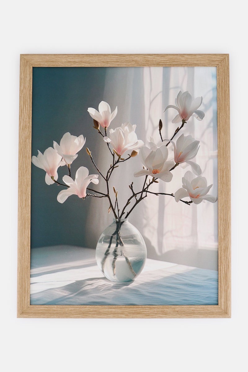 Bebe Home Flower Paint Framed Wall Art - Image 1