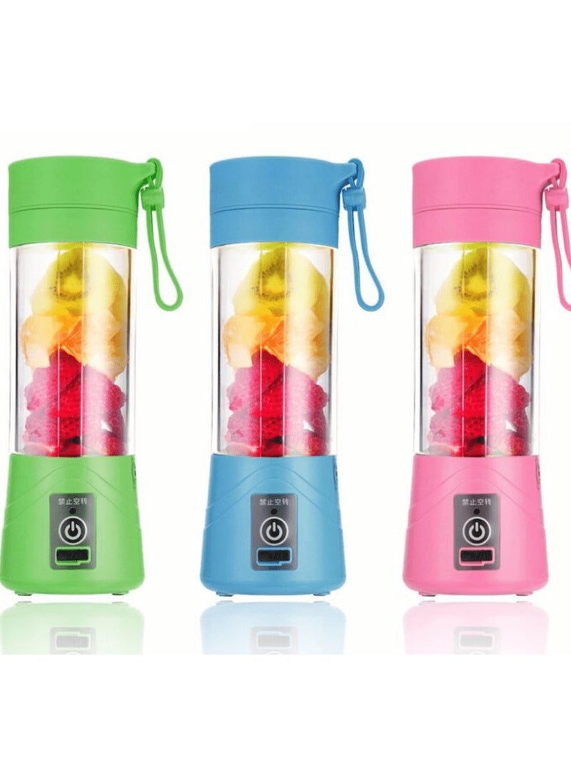 Portable Blender Electric Juicer USB Mixer Machine Smoother Blender Multicolours  - Image 1