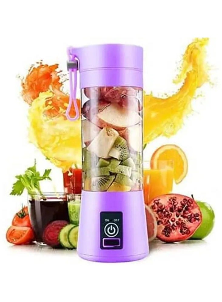 Portable Blender Electric Juicer USB Mixer Machine Smoother Blender Multicolours  - Image 3