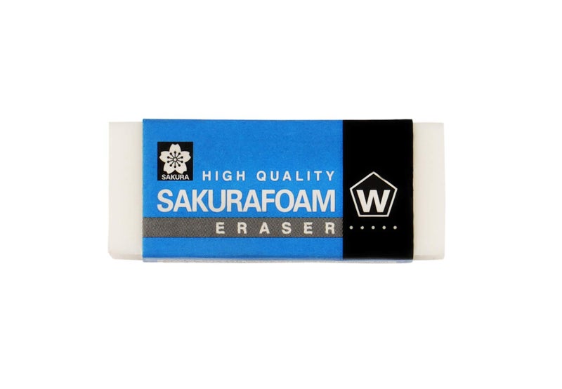 Sakura Cushioning Point Mechanical Pencil Starter set with lead refill and foam eraser, (2B, 0.5) Yellow body - Image 3