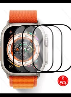 Three pcs Screen Protectors Compatible with Apple Watch Ultra/Ultra 2, 49mm