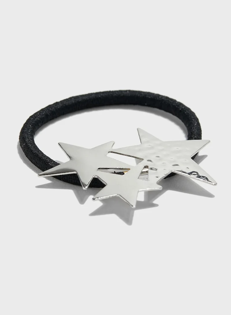 Ginger Hair Tie With Star Detail