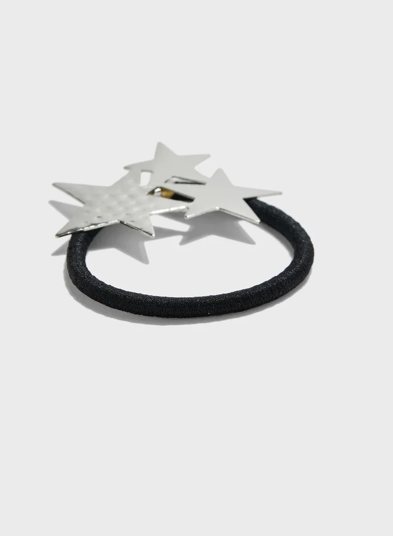 Ginger Hair Tie With Star Detail