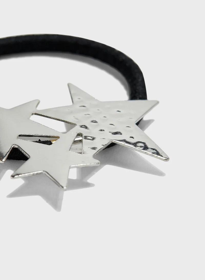 Ginger Hair Tie With Star Detail