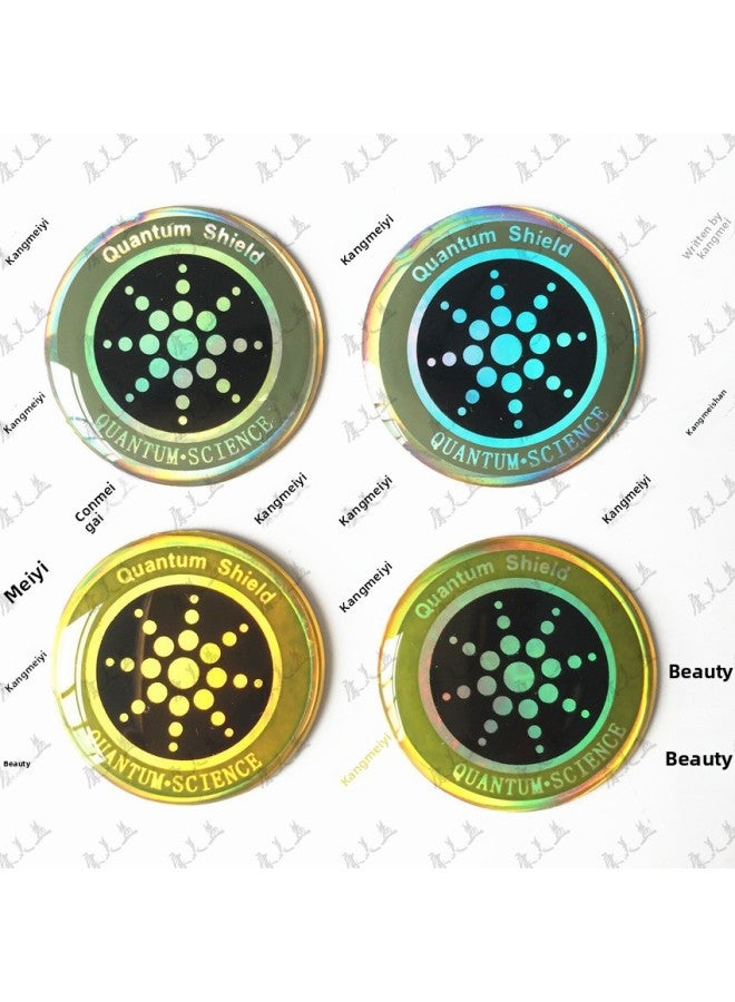 Negative Ion Anti-radiation Mobile Phone Energy Shield Computer Electrical Anti-electromagnetic Wave Mobile Phone Sticker-Color:Silver - Image 3
