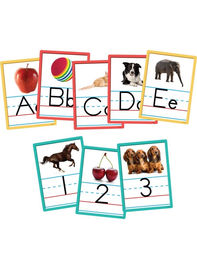 Edupress Alphabet and Numbers Accents, Pack of 36 Multicolored 6" x 8" - Image 1