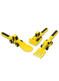 Eazy Kids Spoon, Fork & Pusher - Yellow, Truck, 3Pcs - pzsku/Z0019496264D17E6392EAZ/45/_/1713183975/8f4486dd-9bbc-486b-8153-8a21a1c1507a