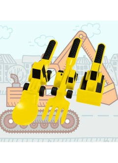 Eazy Kids Spoon, Fork & Pusher - Yellow, Truck, 3Pcs - pzsku/Z0019496264D17E6392EAZ/45/_/1713183977/41bf52c9-b7e6-47a0-8182-2ab6ad1580a2