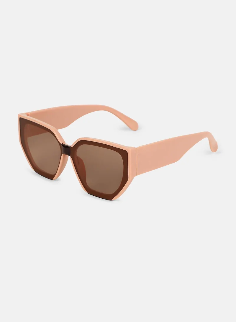 Haute Sauce  Polarized Full Rim Cat Eye Sunglasses For Women for Women | Best Price UAE
