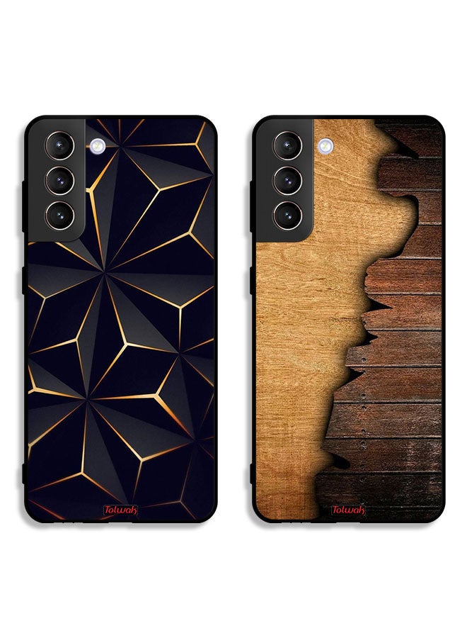 Tolwak Two Cases For Samsung Galaxy S21 5G Protective Covers Pattern  - Image 1
