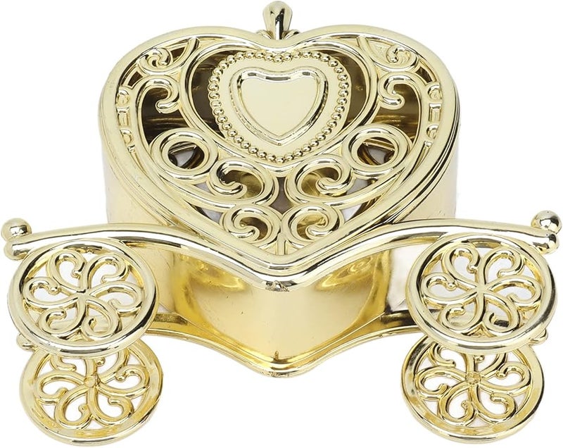 Gold Heart Shaped Valentine Wedding Candy Box 12PCS Romantic Birthday Party Gift - Image 3