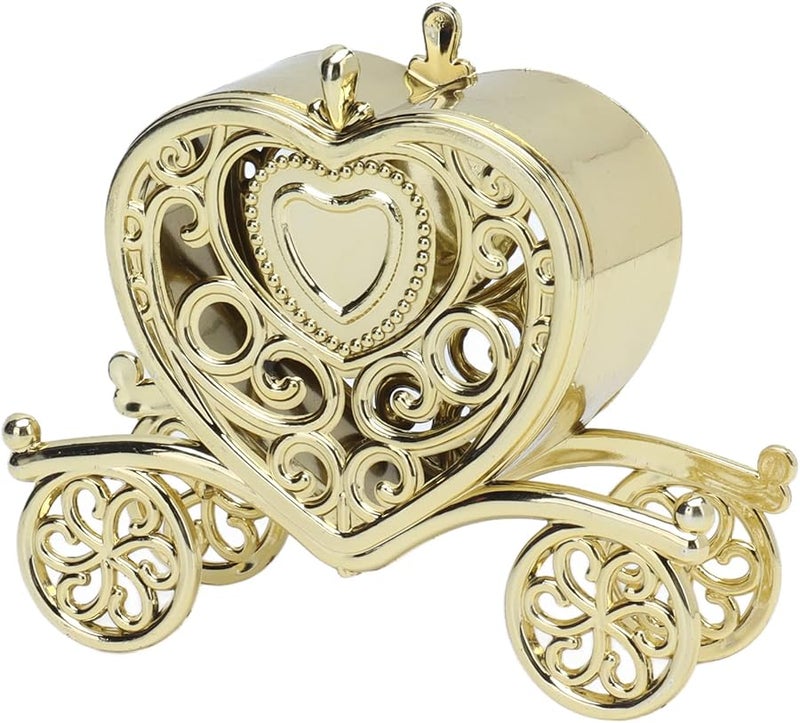 Gold Heart Shaped Valentine Wedding Candy Box 12PCS Romantic Birthday Party Gift - Image 4