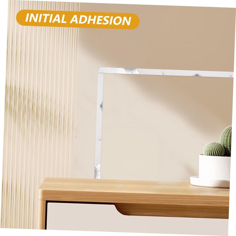 Healifty 10pcs Aluminum Foil Tape 10mm X 50m Silver High Reflective Finish Self Adhesive Aluminum Craft Foil Tape for Wall Decor and Art Projects - Image 5