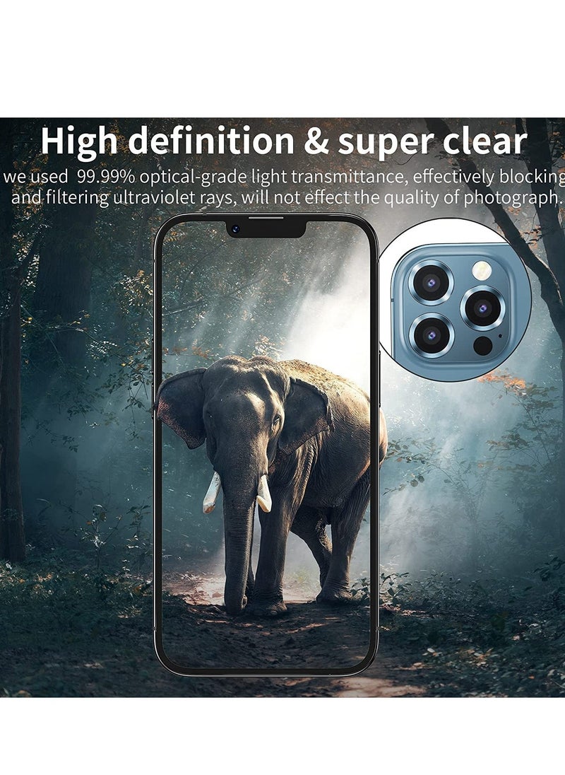 JAJEEK iPhone 13 Pro Max (6.7 inch)/ iPhone 13 Pro (6.1 inch) Camera Lens Protector,Anti Scrach HD Tempered Glass Camera Screen Protector - Image 3