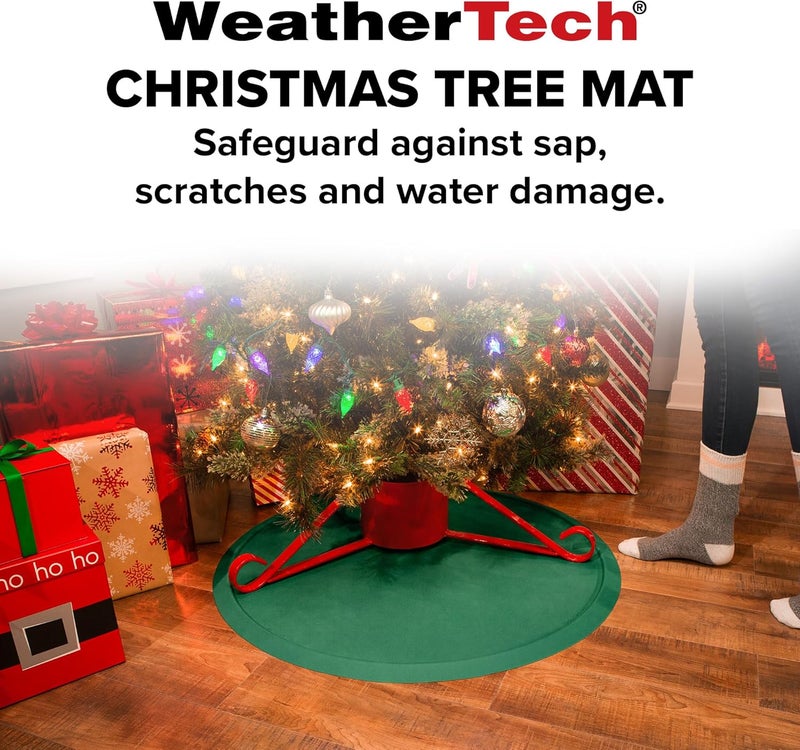 WeatherTech Christmas Tree Mat - Heavy-Duty Christmas Tree Mat Floor Protector (Green) - Image 2