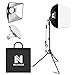 NiceVeedi Softbox Lighting Kit,  16' x 16' Softbox Photography Lighting Kit with 63Ã¢â‚¬Â Tripod Stand & 5400K 450W - Image 2