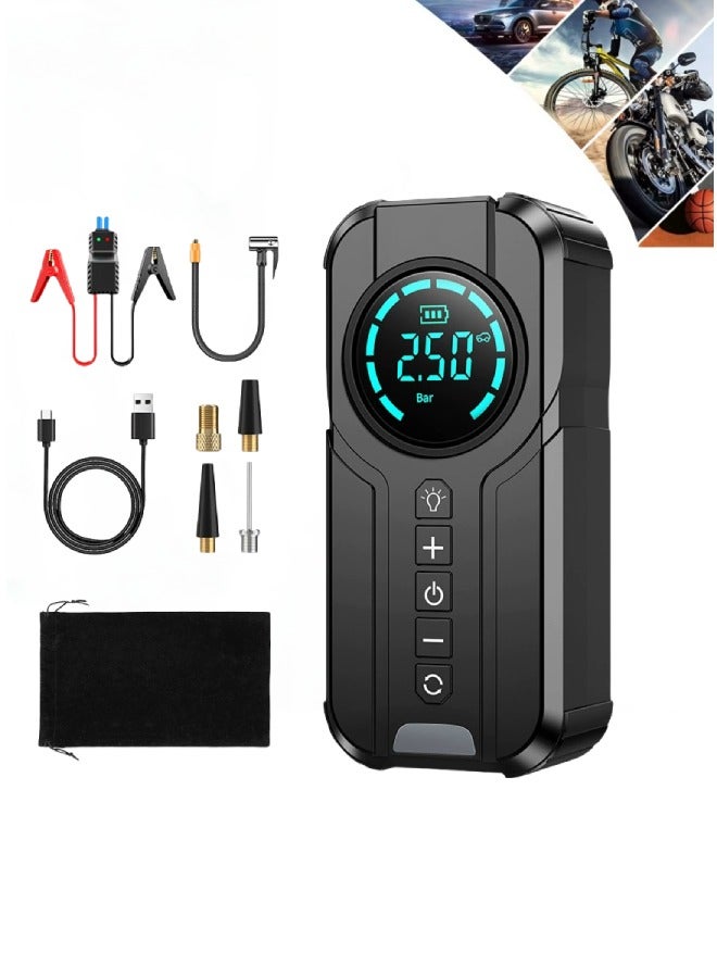 اديببولا بطارية متنقلة اشتراك مشغل للسيارة بقوة 6000/8000/10000 ملي امبير مع منفاخ هواء مدمج - Image 1