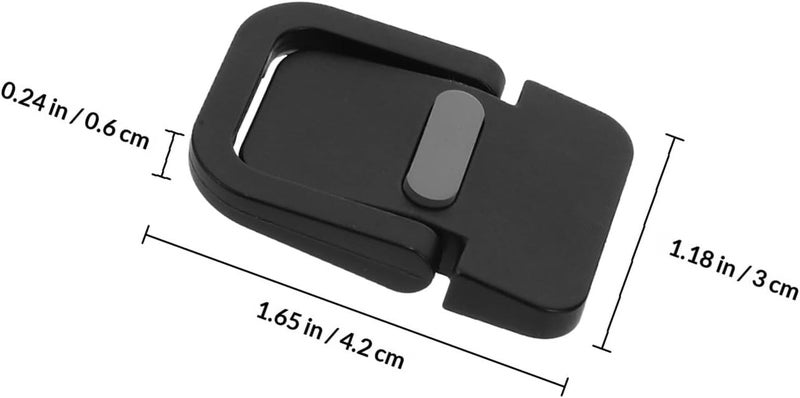 Invisible Laptop Stand Feet 4pcs Abs Portable Cooling Riser Bracket for Desk Computer Accessories Adjustable Height Laptop Support for Office and Home Use - Image 2