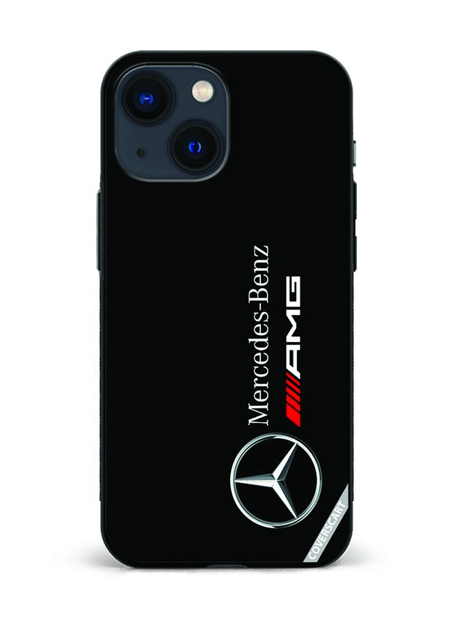 Protective Case Cover For Apple iPhone 13 Mini Mercedes Design Black