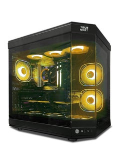 تروينورت جهاز الكمبيوتر للألعاب إكسونوفا، معالج Intel Core i5-12400F / لوحة أم H510 / بطاقة رسومات RX580S / 8GB ذاكرة وصول عشوائي / 256GB SSD + 1TB HDD / صندوق TrueNort RGB أسود / نظام Windows 11 Pro  - Image 2