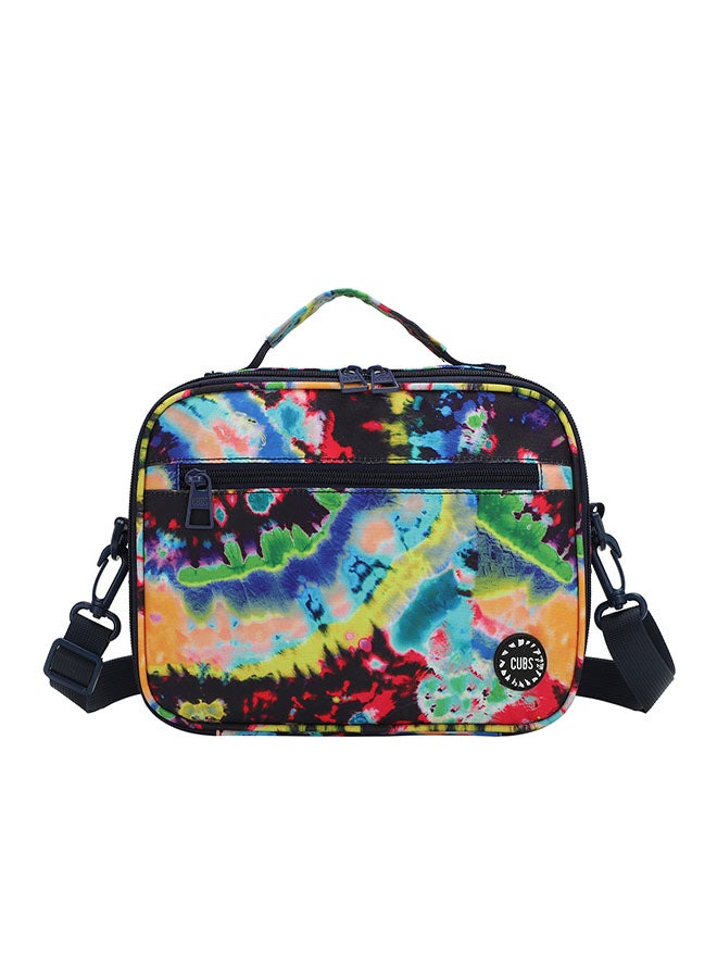CUBS Tie Dyed Waterproof lunch bag with removable shoulder strap carrying your favorite meals to school, work or while traveling - Image 1