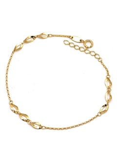 Gold Zone Real Gold Plain Twisted Adjustable Size Bracelet  - Image 3