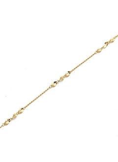 Gold Zone Real Gold Plain Twisted Adjustable Size Bracelet  - Image 4