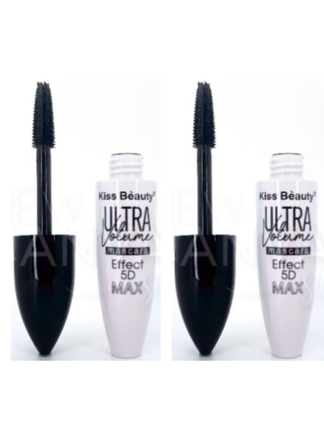 Kiss Beauty 2 packs of Kiss Beauty Ultra Volume Effect 5D Max Mascara  - Image 1