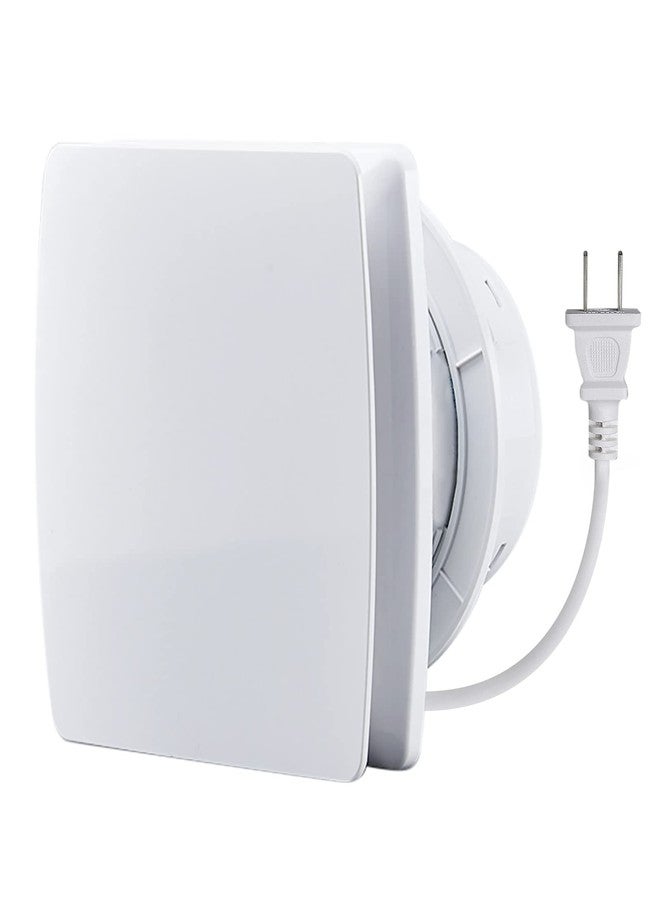 Allvent Bathroom Exhaust Fan 141 CFM 6 Inch Allvent Home Ventilation Ceiling Window and Wall Mount Vent Fan with Anti-backflow Check Valve for Kitchen Bathroom Garage(110v/18W/White) - Image 1