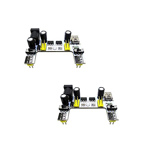 KOOBOOK 2Pcs Upgraded K2 MB-102 MB102 Breadboard Power Supply Module 3.3V 5V for Arduino - Image 1