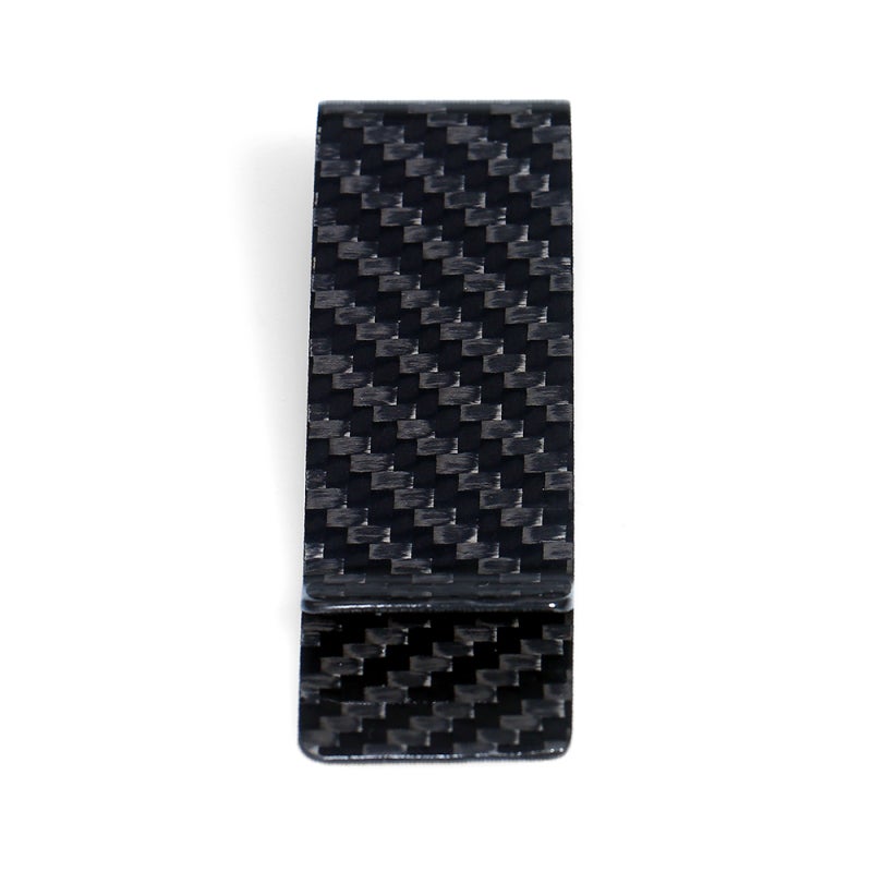 Carbon Fiber Money Clip 2.8 * 0.8 * 0.5in Super Portable - Holds Up To 30 Bills Or 15 Credit Cards Mini Card Clip For Daily Carry Pocket Use - Image 4