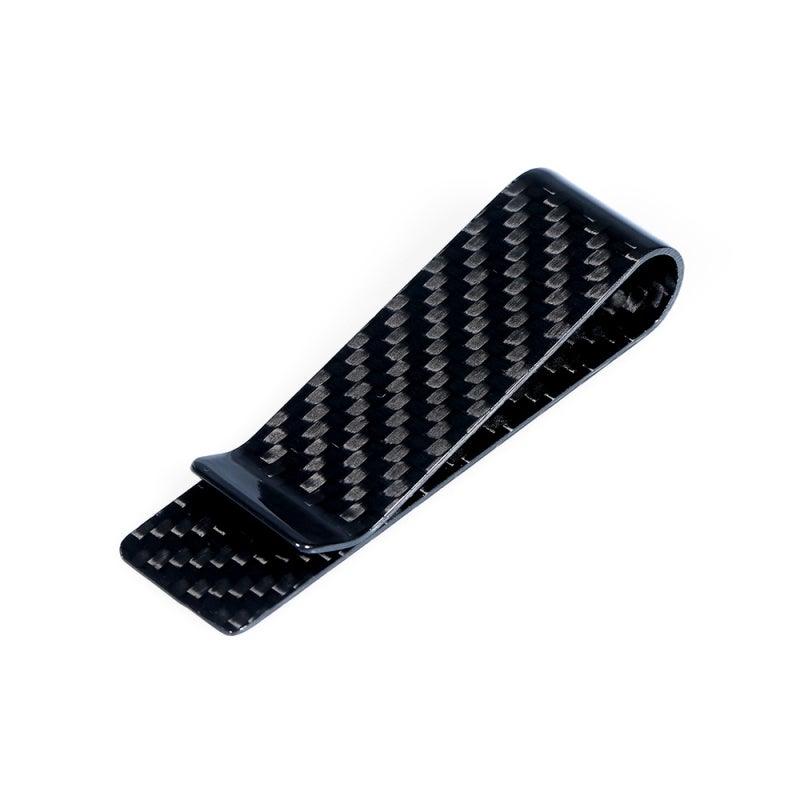 Carbon Fiber Money Clip 2.8 * 0.8 * 0.5in Super Portable - Holds Up To 30 Bills Or 15 Credit Cards Mini Card Clip For Daily Carry Pocket Use - Image 2